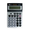 Foto ilustrativa Calculadora de Mesa 12 Dígitos Grande Aço Escovado TC10 Cinza