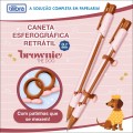 Foto ilustrativa Caneta Esferográfica 0.7mm Brownie The Dog