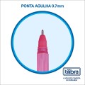 Foto ilustrativa Caneta Esferográfica 0.7mm Lid Fine Rosa