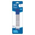 Foto ilustrativa Caneta Esferográfica 1.0mm Lid Azul - Blister com 3 unidades