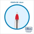 Foto ilustrativa Caneta Esferográfica 1.0mm Lid Vermelha