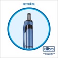 Foto ilustrativa Caneta Esferográfica Retrátil 0.7mm Tech Azul