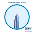 Foto ilustrativa Caneta Esferográfica Retrátil 0.7mm Tech - Blister com 2 Unidades (Preta e Azul)