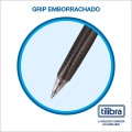 Foto ilustrativa Caneta Esferográfica Retrátil 1.0mm Trilo Preta