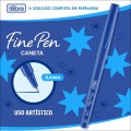Foto ilustrativa Caneta Fine Pen 0.4mm Azul