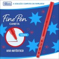 Foto ilustrativa Caneta Fine Pen 0.4mm Vermelha