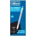 Foto ilustrativa Caneta Gel Retrátil 0.8mm Tili Freeze Prata