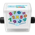 Foto ilustrativa Carimbo Roller Matemático - Tabuada  - Blister com 1 unidade
