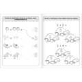 Foto ilustrativa Cartilha de Atividades de Matemática - Adição Aprender, Brincar e Colorir 8 Folhas