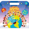 Foto ilustrativa Cartilha de Atividades Maleta Diversão pelo Mundo Aprender, Brincar e Colorir 8 Folhas