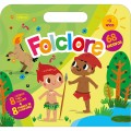 Foto ilustrativa Cartilha de Atividades Maleta Folclore Aprender, Brincar e Colorir 8 Folhas