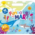 Foto ilustrativa Cartilha de Atividades Maleta Mar Aprender, Brincar e Colorir 8 Folhas