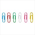 Foto ilustrativa CLIPS 28MM 6 CORES 100 UNIDADES