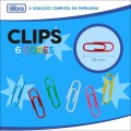 Foto ilustrativa CLIPS 28MM 6 CORES 100 UNIDADES