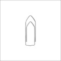 Foto ilustrativa Clips 3/0 Galvanizado 50 Unidades