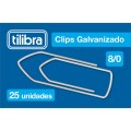 Foto ilustrativa Clips 8/0 Galvanizado 25 Unidades