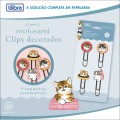Foto ilustrativa Clips Decorado Mofusand 4 Unidades