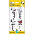 Foto ilustrativa Clips Decorado Snoopy 50mm 4 Unidades