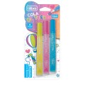 Foto ilustrativa Cola Glitter 12ml Colorida - Blister com 3 Unidades