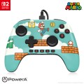 Foto ilustrativa Controle Advantage com Fio PowerA para Nintendo Switch 2 - Mario Time