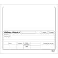 Foto ilustrativa Copias De Cheque Branco - 100 Folhas