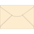 Foto ilustrativa Envelope Carta TB11 Creme 114x162mm - Caixa com 100 Unidades