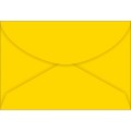 Foto ilustrativa Envelope Visita TB72 Amarelo 72x108mm - Caixa com 100 Unidades