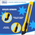 Foto ilustrativa Estilete Estreito de Plástico com Trava  - 9mm