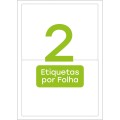 Foto ilustrativa Etiqueta adesiva inkjet/laser A4 143,4mmX199,9mm TBA4368 200 unidades