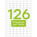Foto ilustrativa Etiqueta adesiva inkjet/laser A4 15,0mmX26,0mm TBA4349 12600 unidades