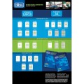 Foto ilustrativa Etiqueta adesiva inkjet/laser A4 38,1mmX63,5mm TBA4360 2100 unidades