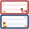 Foto ilustrativa Etiqueta Escolar Adesiva Brownie
