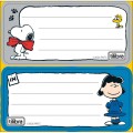 Foto ilustrativa Etiqueta Escolar Adesiva Snoopy