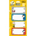 Foto ilustrativa Etiqueta Escolar Adesiva Snoopy