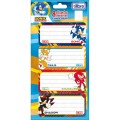 Foto ilustrativa Etiqueta Escolar Adesiva Sonic