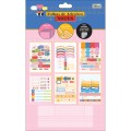 Foto ilustrativa Folhas de Adesivos Notes 6 folhas