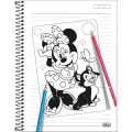 Foto ilustrativa Folhas de Adesivos para Colorir Minnie