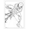 Foto ilustrativa Folhas de Adesivos para Colorir Spider-Man