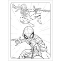Foto ilustrativa Folhas de Adesivos para Colorir Spider-Man