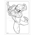 Foto ilustrativa Folhas de Adesivos para Colorir Spider-Man