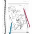 Foto ilustrativa Folhas de Adesivos para Colorir Spider-Man