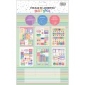 Foto ilustrativa Folhas de Adesivos Rotina 6 Folhas