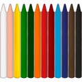 Foto ilustrativa Giz de Cera 12 Cores