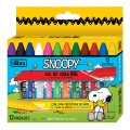 Foto ilustrativa Giz de Cera Big 12 Cores Redondo Snoopy