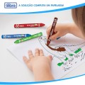 Foto ilustrativa Giz de Cera Big 12 Cores