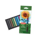 Foto ilustrativa Giz Pastel Seco 12 cores Derwent Academy