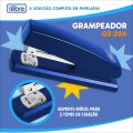 Foto ilustrativa GRAMPEADOR 20 FOLHAS DE MESA G2-20A AZUL