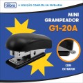 Foto ilustrativa GRAMPEADOR 20 FOLHAS MINI G1-20A PRETO