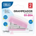 Foto ilustrativa GRAMPEADOR 20 FOLHAS MINI G1-20A ROSA CLARO
