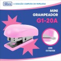 Foto ilustrativa GRAMPEADOR 20 FOLHAS MINI G1-20A ROSA CLARO